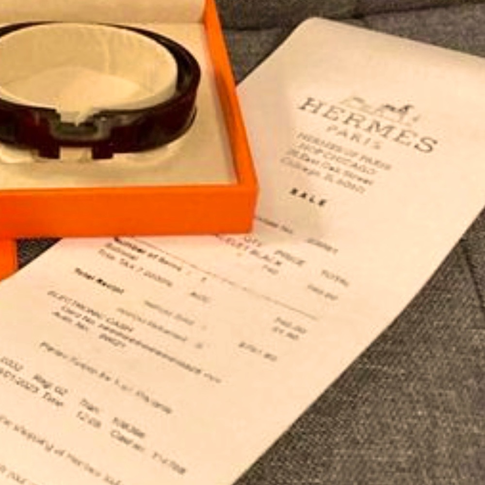 Hermes CLIC CLAC bracelet. BLACK ON BLACK.